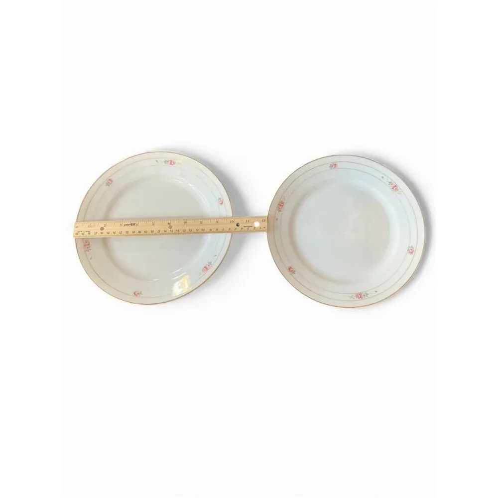 Vintage‎ Noritake China Floral Pattern Plates & Bowls Set Of 6